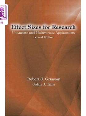 海外直订Effect Sizes for Research: Univariate and Multivariate Applications 研究的效应量:单变量和多变量应用