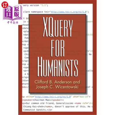 海外直订XQuery for Humanists XQuery的人文主义者