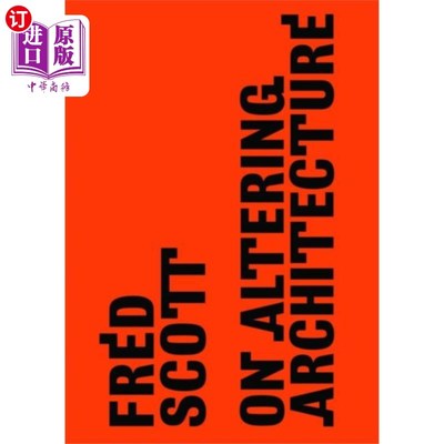 海外直订On Altering Architecture 关于改变建筑