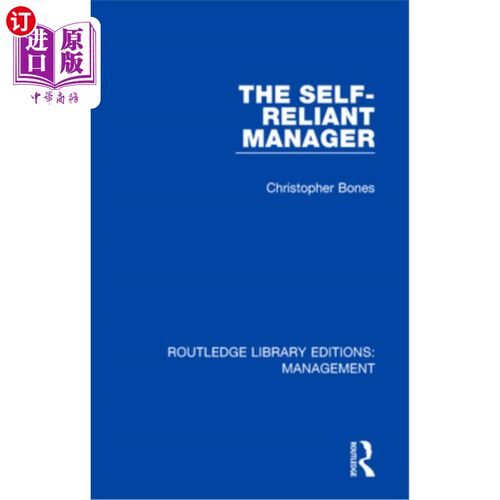 海外直订The Self-Reliant Manager 自力更生的经理