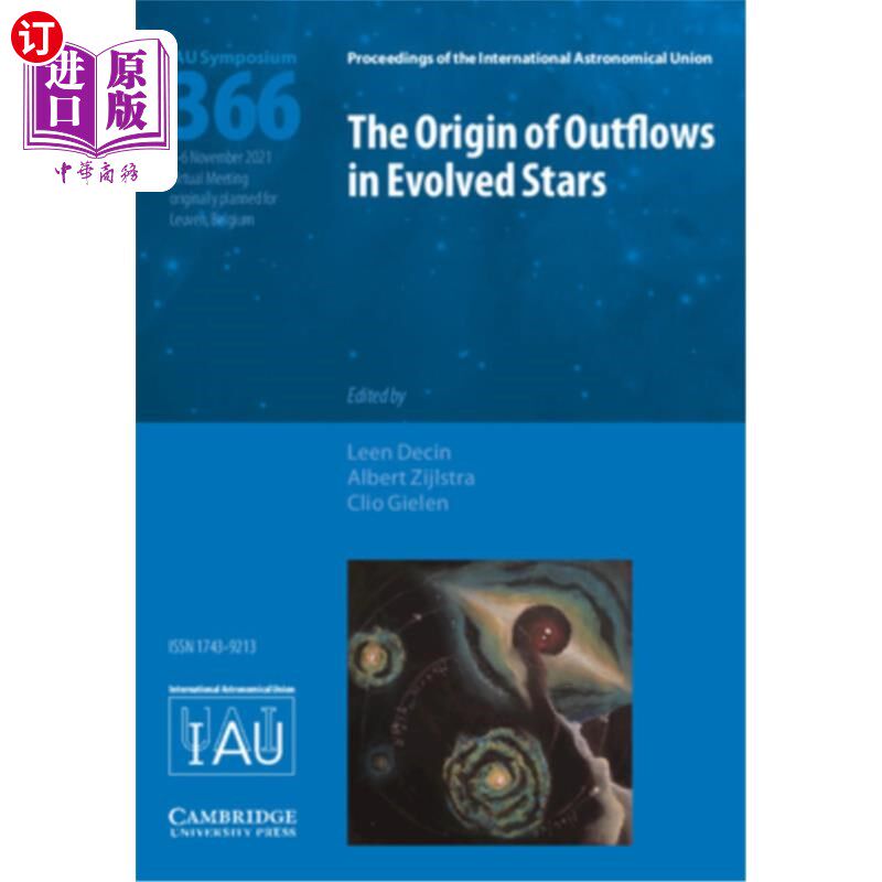 海外直订The Origin of Outflows in Evolved Stars (Iau S366) 演化恒星中流出物的起源(Iau S366)