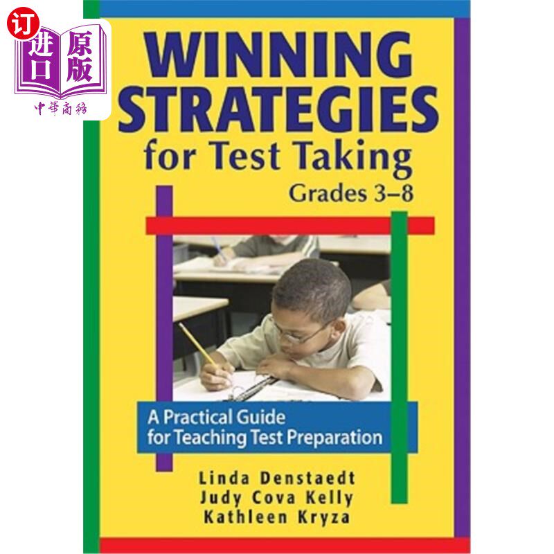 海外直订Winning Strategies for Test Taking, Grades 3-8: A Practical Guide for Teaching T 3-8年级的考试获胜策略：教学