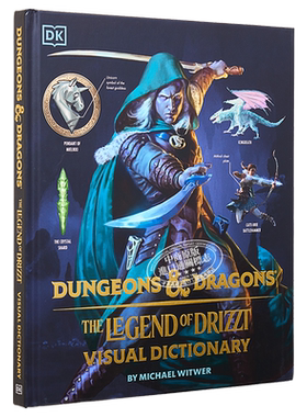 龙与地下城视觉书 视觉辞典 dk 崔斯特传奇 英文原版 Dungeons and Dragons the Legend of Drizzt Visual Dictionary 中商