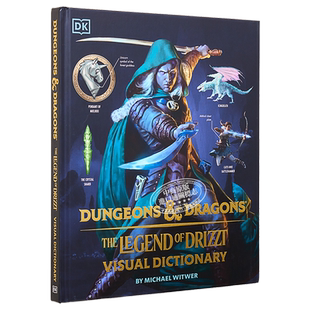 龙与地下城视觉书 视觉辞典 dk 崔斯特传奇 英文原版 Dungeons and Dragons the Legend of Drizzt Visual Dictionary 中商