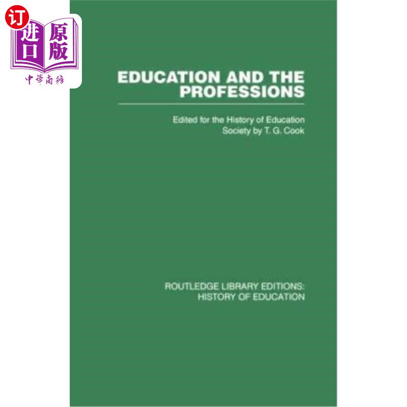 海外直订Education and the Professions 教育和职业
