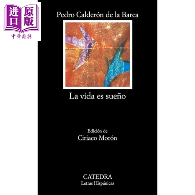 预售 【西版牙文版】卡尔德隆 人生如梦 VIDA ES SUENO 西语原版 Pedro Calderon de la Barca 西班牙黄金时代文学作品【中商原版?