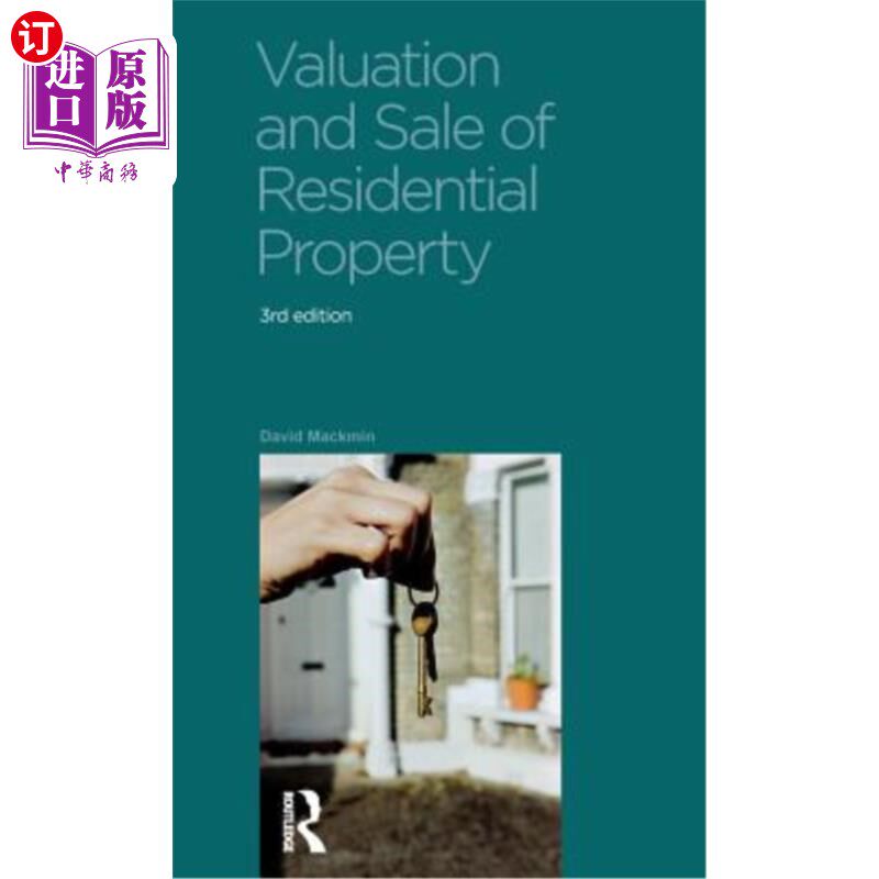 海外直订Valuation and Sale of Residential Property 住宅物业估价与出售