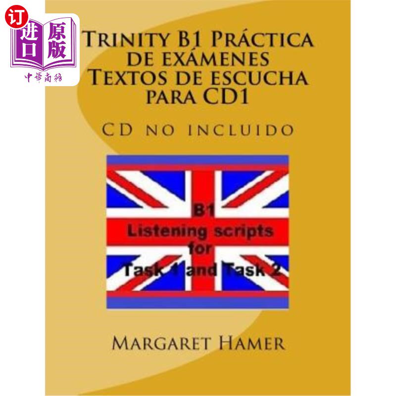 海外直订Trinity B1 listening Exam Practise: 12 Listening Scripts and Questions (with ans 三一B1听力考试练习：12个听