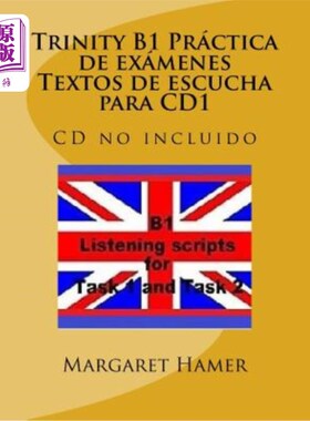 海外直订Trinity B1 listening Exam Practise: 12 Listening Scripts and Questions (with ans 三一B1听力考试练习：12个听
