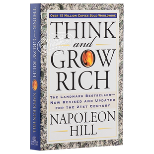 【中商原版】思考致富 英文原版 Think and Grow Rich 拿破仑希尔 经典励志 毛边书