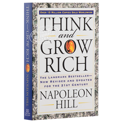 【中商原版】思考致富 英文原版 Think and Grow Rich 拿破仑希尔 经典励志 毛边书