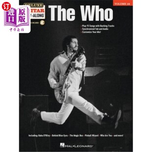 Play Who Guitar 豪华吉他演奏沿卷16：歌 海外直订The Online Along Deluxe with Songbook Vol. 谁 Interactive