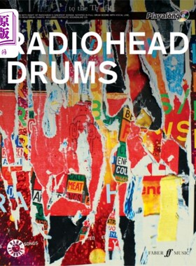 海外直订Radiohead Authentic Drums Playalong 电台司令正宗鼓演奏