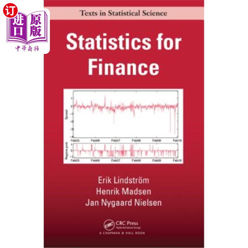 海外直订Statistics for Finance: Texts in Statistical Science 金融统计学:统计科学文本