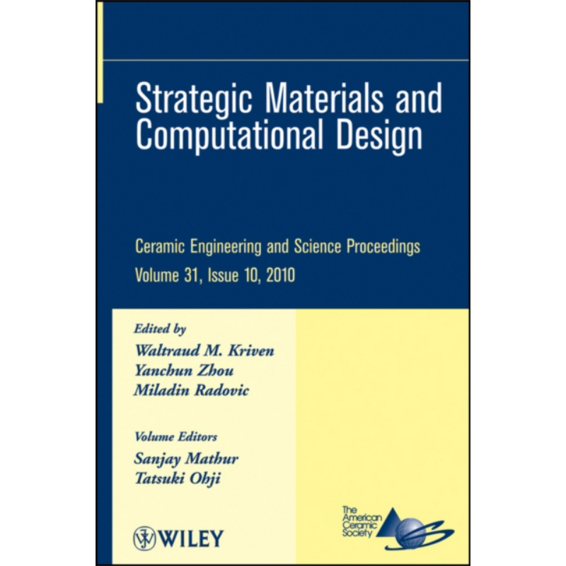 预售 陶瓷工程与科学会议录 第31卷第10期 英文原版 Ceramic Engineering And Science Proceedings Waltraud Kriven 【中商原版】