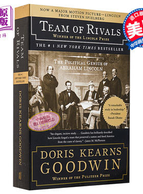 林肯与劲敌幕僚 仁者无敌 Team of Rivals 亚伯拉罕林肯 Political Genius of Abraham Lincoln 英文原版 Doris K Goodwin【?