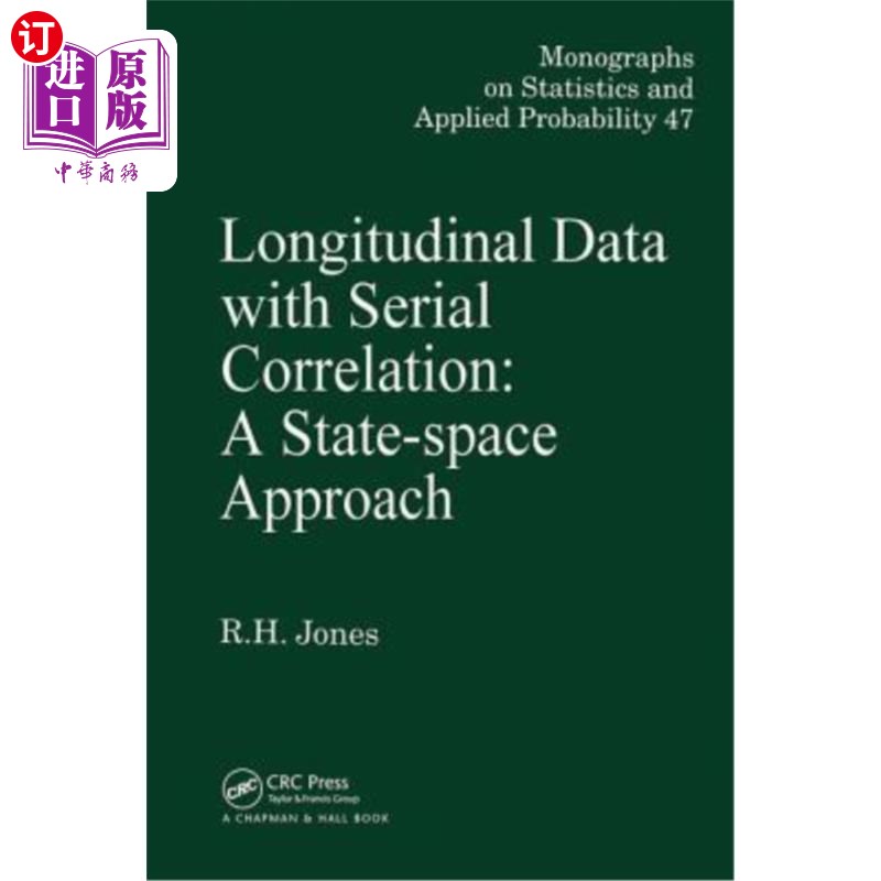 海外直订Longitudinal Data with Serial Correlation: A State-Space Approach 串行相关纵向数据的状态空间方法