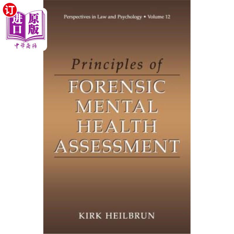 海外直订医药图书Principles of Forensic Mental Health Assessment 法医精神健康评估原则