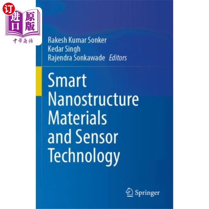 海外直订Smart Nanostructure Materials and Sensor Technol... 智能纳米结构材料与传感器技术