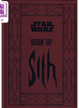 预售 星球大战 西斯之书 黑暗面的秘密 Star Wars Book of Sith Secrets from the Dark Side D Wallace 英文原版【中商原版】