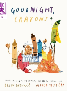 预售 奥利弗.杰弗斯 晚安 蜡笔们 Oliver Jeffers Goodnight Crayons 英文原版 儿童绘本 图画故事书 进口童书 精装【中商原版】