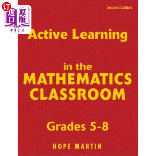 海外直订Active Learning in the Mathematics Classroom, Grades 5-8 数学课堂主动学习，5-8年级
