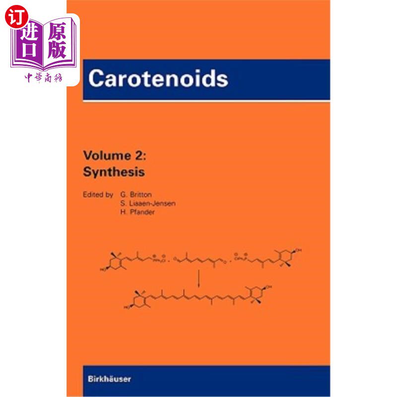 海外直订Carotenoids: Volume 2: Synthesis 类胡萝卜素:第2卷:合成