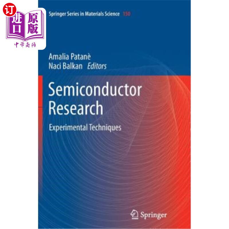 海外直订Semiconductor Research: Experimental Techniques 半导体研究：实验技术