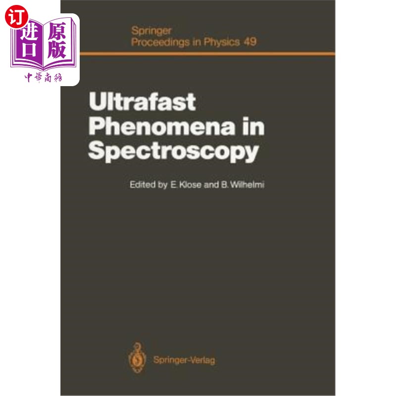 海外直订Ultrafast Phenomena in Spectroscopy: Proceedings of the Sixth International Symp