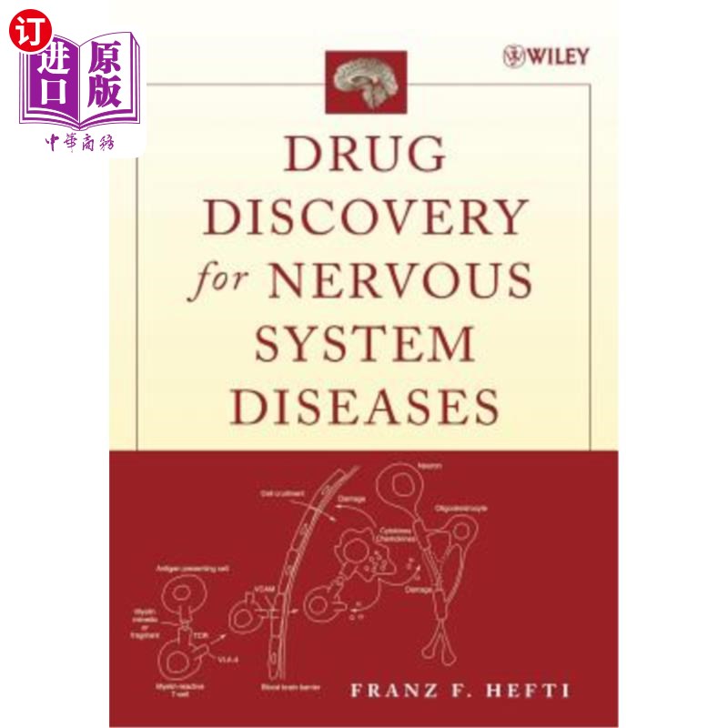 海外直订医药图书Drug Discovery for Nervous System Diseases 神经系统疾病药物的发现