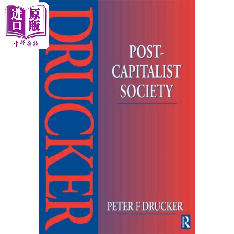 现货 后资本主义社会 Post Capitalist Society 英文原版 Peter Drucker 生产资料的重要性及其变化【中商原版】
