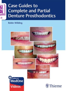 海外直订医药图书Case Guides to Complete and Partial Denture Pros... 全口义齿和部分义齿修复的病例指南