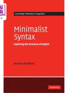 海外直订Minimalist Syntax 简约句法：探索英语的结构