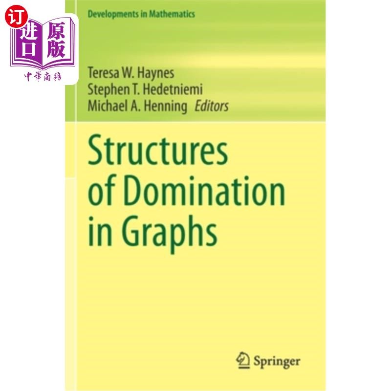 海外直订Structures of Domination in Graphs 图中的支配结构