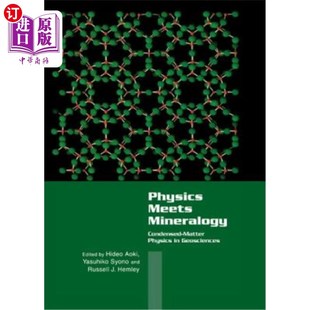 地球科學中 Meets Mineralogy Physics the Condensed 海外直訂Physics 凝聚態物理學 Geosciences 物理學遇見礦物學 Matter