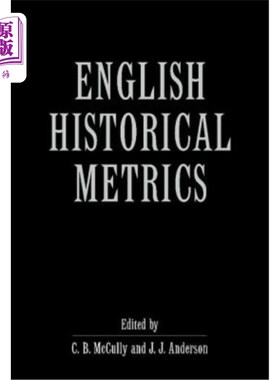 海外直订English Historical Metrics 英国历史计量学