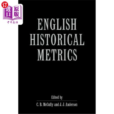 海外直订English Historical Metrics 英国历史计量学