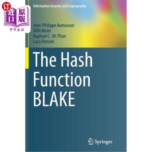 海外直订The Hash Function Blake 哈希函数blake