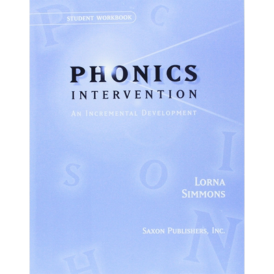 现货 【中商原版】自然拼读法学生练习册 英文原版 Saxon Phonics Intervention: Student Workbook 语言学习 英文学习 9-12岁