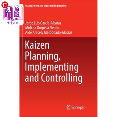 海外直订Kaizen Planning, Implementing and Controlling 改善计划、实施和控制