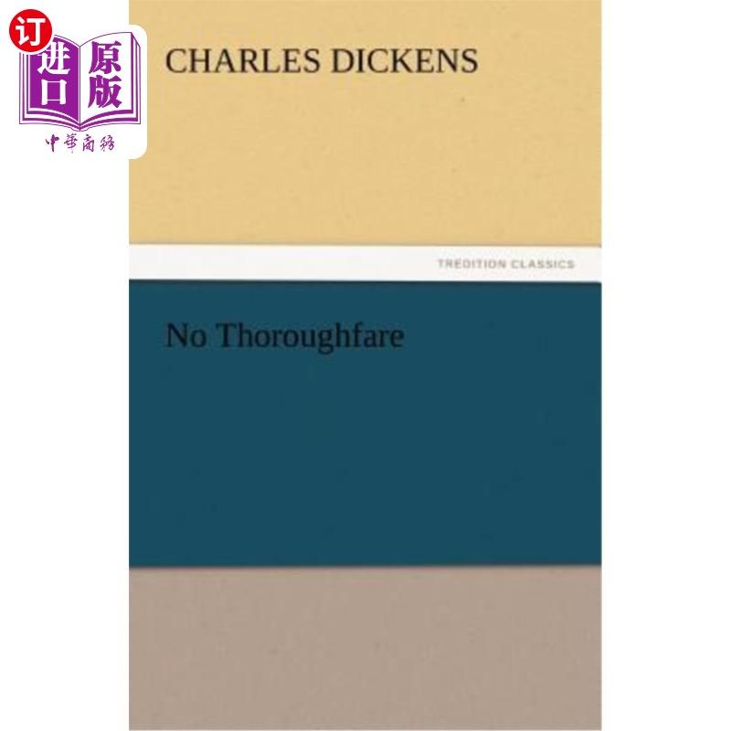 海外直订no thoroughfare 不准通行