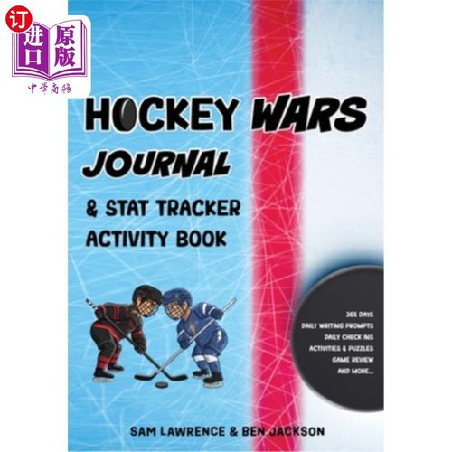 海外直订Hockey Wars Journal: Stat Tracker Activity Book 曲棍球战争杂志：统计跟踪活动手册