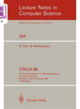 海外直订Stacs 88: 5th Annual Symposium on Theoretical Aspects of Computer Science, Borde Stacs 88:第
