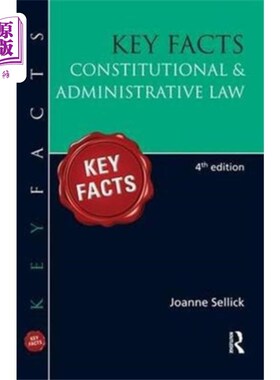 海外直订Key Facts: Constitutional & Administrative Law 关键事实:宪法和行政法