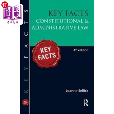 海外直订Key Facts: Constitutional & Administrative Law 关键事实:宪法和行政法