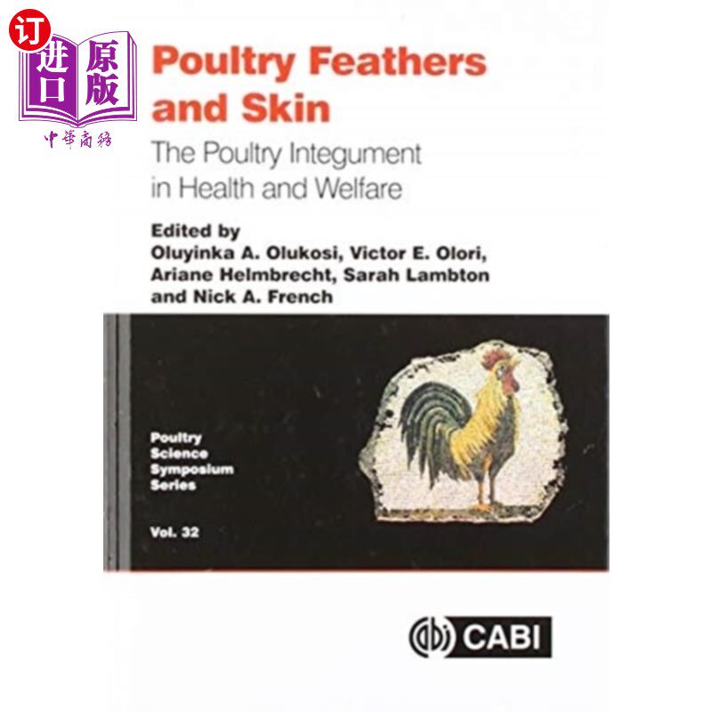 海外直订医药图书Poultry Feathers and Skin 家禽羽毛及皮