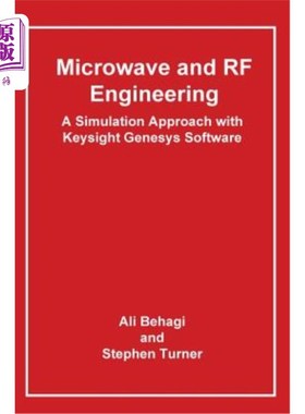 海外直订Microwave and RF Engineering- A Simulation Approach with Keysight Genesys Softwa 微波和射频工程-一种使用Key