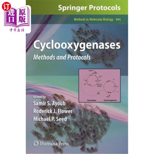 海外直订医药图书Cyclooxygenases: Methods and Protocols 环加氧酶:方法和方案