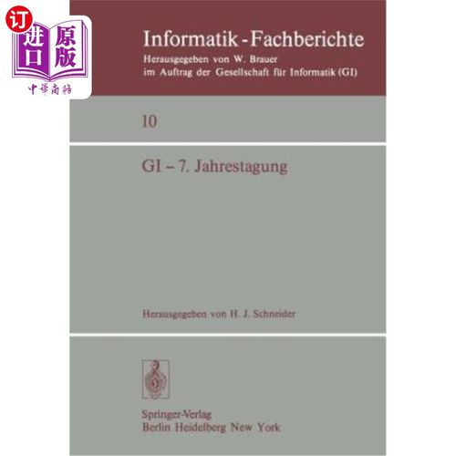海外直订GI -- 7. Jahrestagung: Nürnberg, 26.- 28. September 1977 GI -- 7. Jahrestagung: Nürnberg, 2
