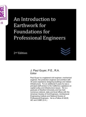 海外直订An Introduction to Earthwork for Foundations for Professional Engineers 专业工程师地基土方入门